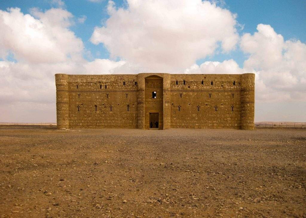 Qasr Al-Kharanah desert castle in Jordan