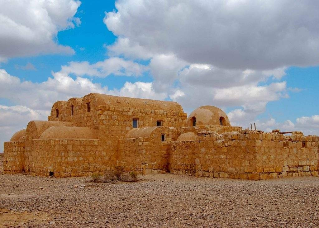 Qasr Amra desert castle in Jordan