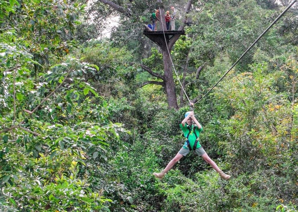 Zip lining in Chiang Mai Thailand
