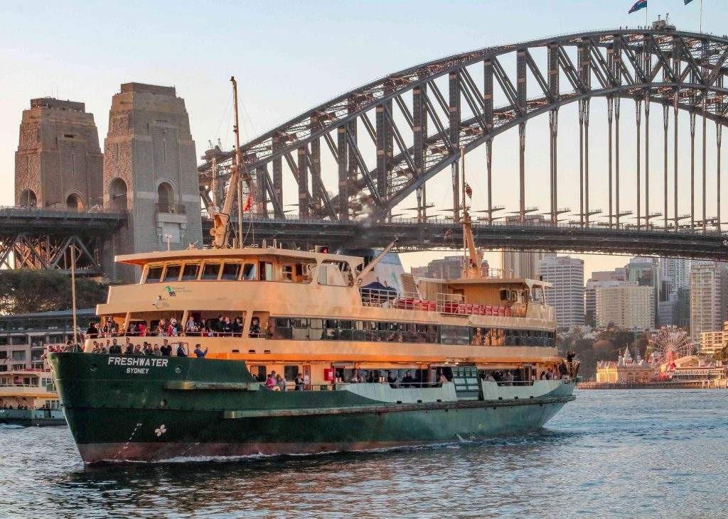 Hop on a ferry in Sydney Australia