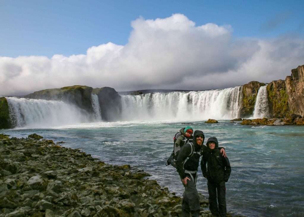Godafoss waterfall in Northern Iceland