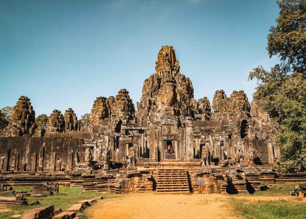 Angkor temple Bayon in Siem Reap - Cambodia