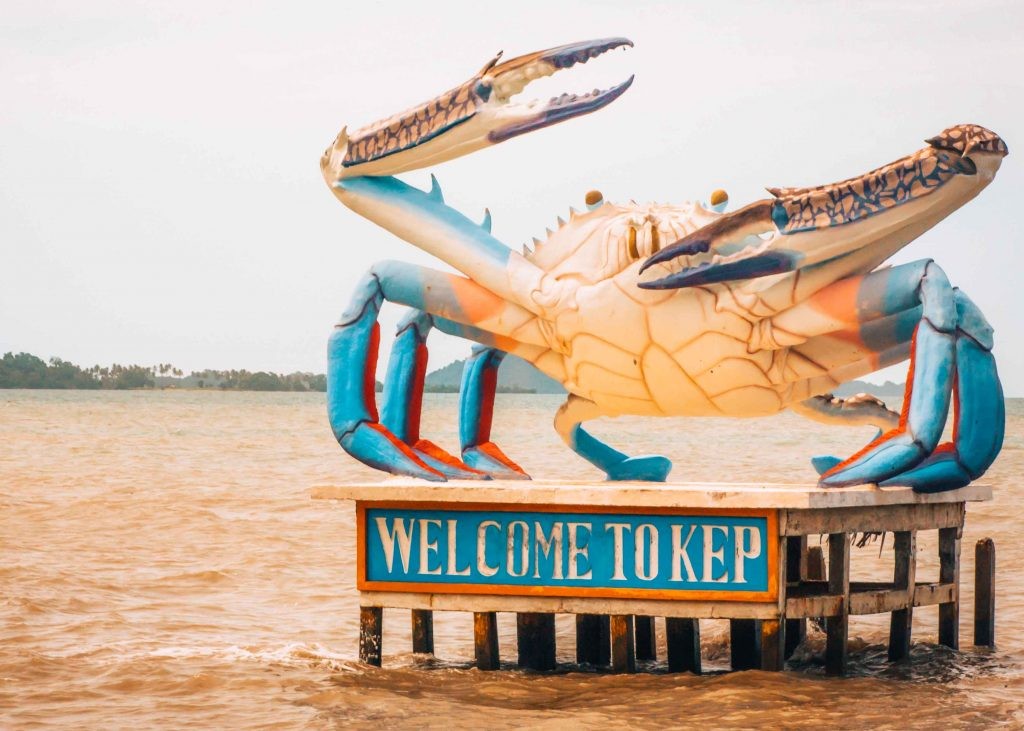 The crab statue in Kep - Cambodia