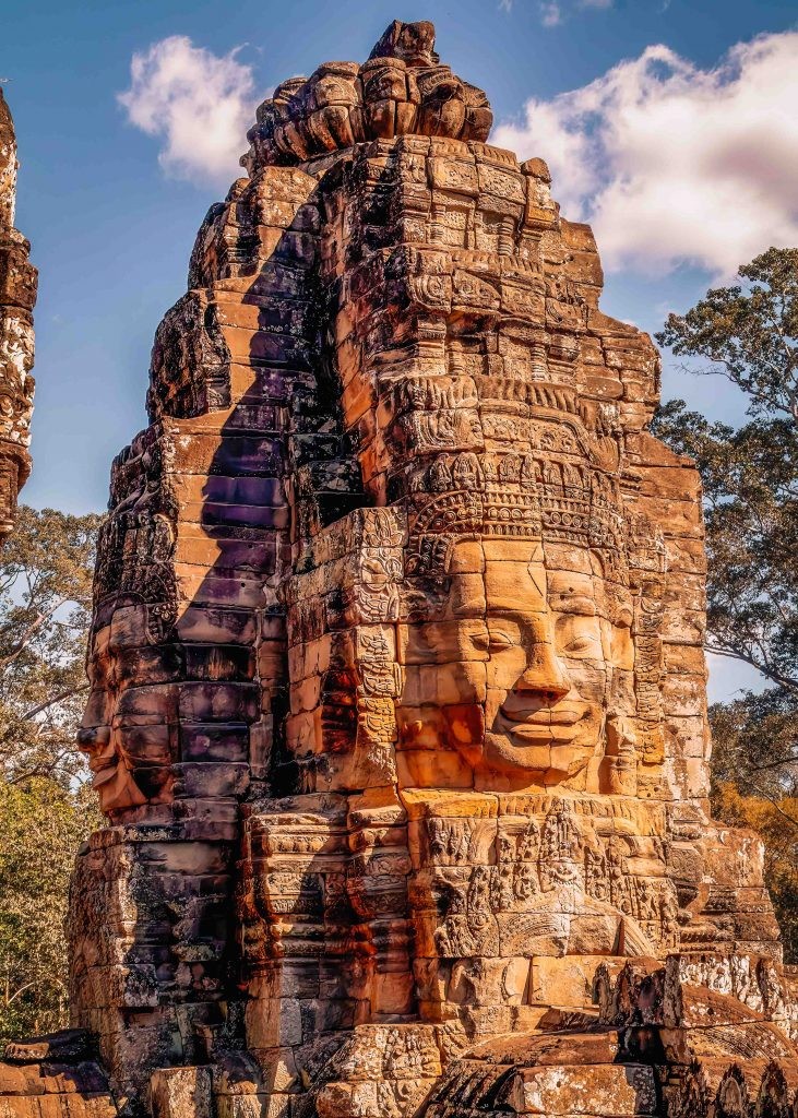 Angkor temple Bayon in Siem Reap - Cambodia