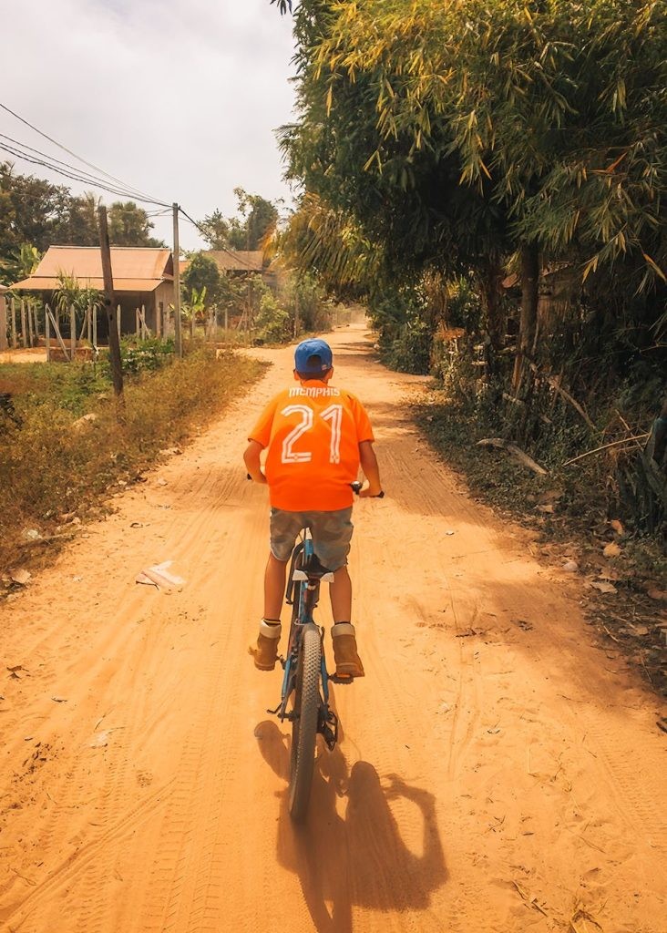 Biking around Siem Reap - Cambodia
