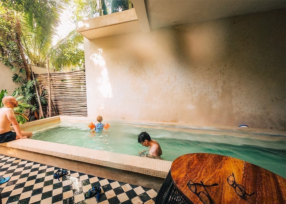 Accommodation with a plunge pool in Tulum - Mexico