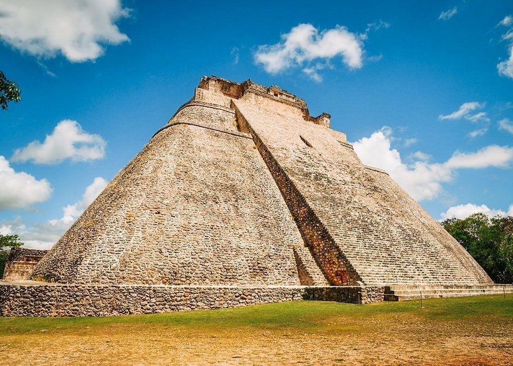 Mayan ruin in Uxmal in Mexico